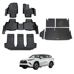 AUSGO Floor Mats & Boot Liner Set for Toyota Kluger 2021-Onwards Car Floor Liners Cargo Mat