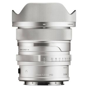 Sigma 20mm f/2 DG Contemporary Lens - L-Mount Silver
