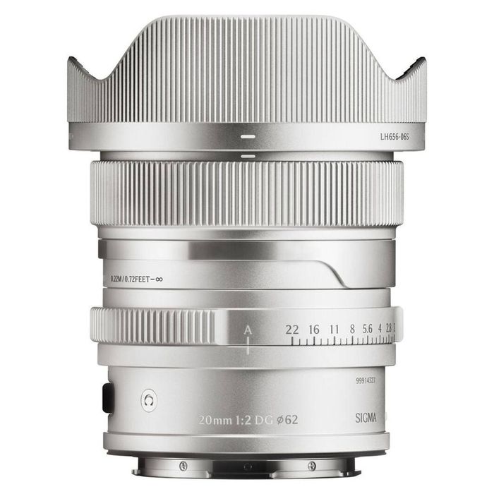 Sigma 20mm f/2 DG Contemporary Lens - L-Mount Silver