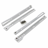 Hafele 300mm White Drawer Roller Runner - Pair