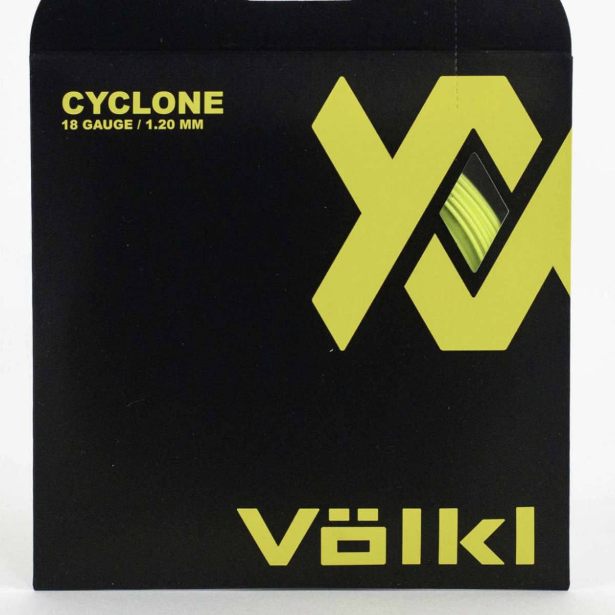 1 Pack Volkl Cyclone 18g/1.20mm Tennis Racquet Strings Neon Yellow ...