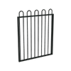 ProtectorAl 975 x 1200mm Black Aluminium Loop Top Pool Gate - Bunnings ...