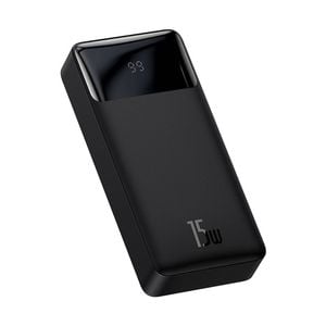 Baseus Bipow Power Bank 20000mAh 15W Digital LED Display USB Type-C Type-A - Black