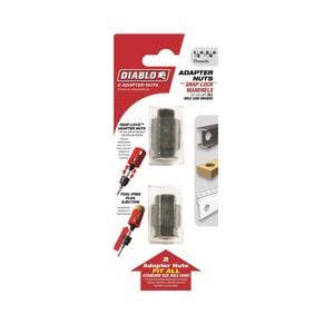 Diablo 1/2" And 5/8" Hole Saw Adapter Nuts - 2 Piece