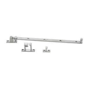 Miles Nelson Window Stay Satin Chrome 300mm