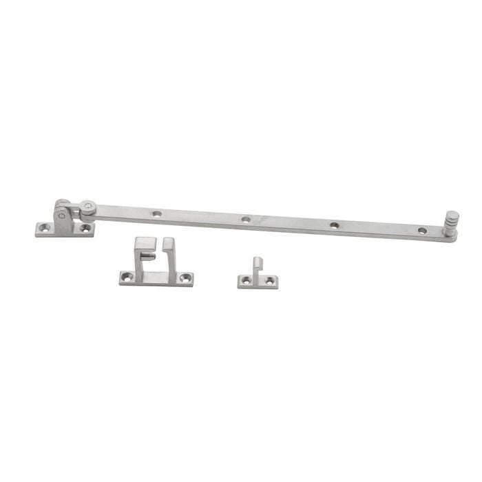 Miles Nelson Window Stay Satin Chrome 300mm