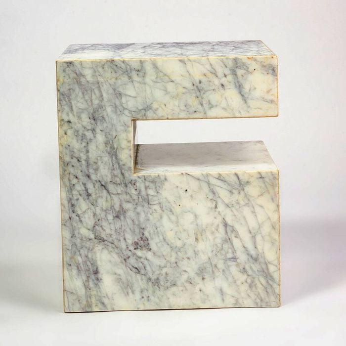 Oasis Solid Marble Side Table