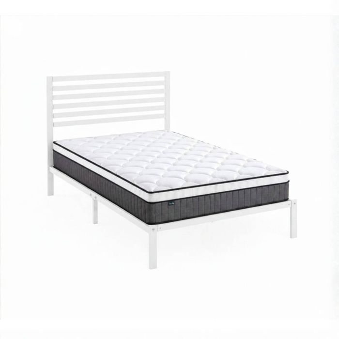 Zinus King Single Kai Bamboo Metal Bed Frame & Pocket Spring Mattress Set, Support iCoil Eurotop