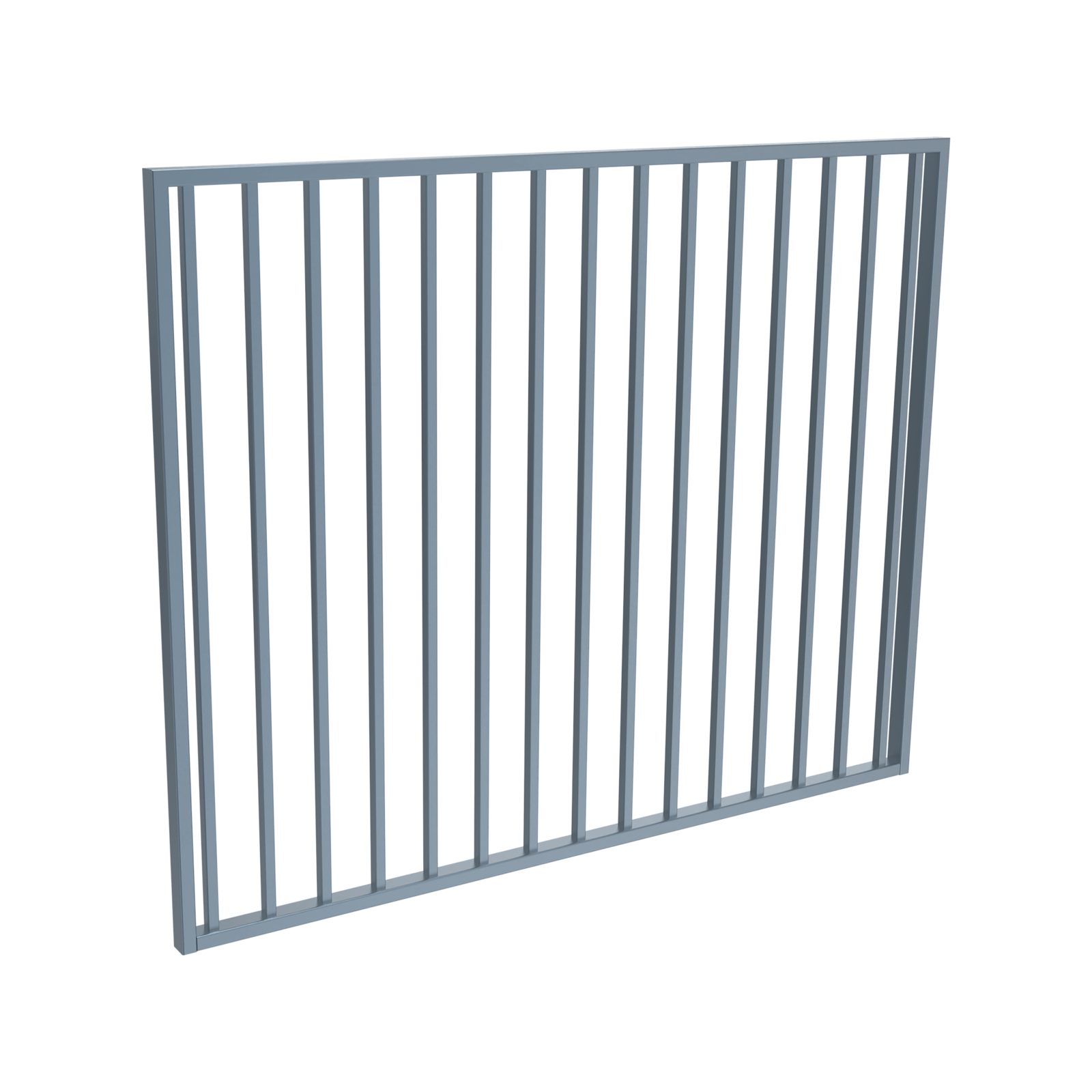 ProtectorAl 1201 - 1500mm x 1200mm Deep Ocean Aluminium Garden Gate Flat Top Square Picket product image