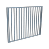ProtectorAl 1201 - 1500mm x 1200mm Deep Ocean Aluminium Garden Gate Flat Top Square Picket