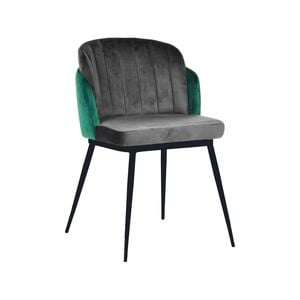 Royale dining chair in fabric - Green