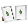 Nicola Spring 8" X 10" White 3d Box Photo Frames - 4" X 6" Mount - Pack Of 2
