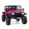 Costway 24v Ride On Car Kid Battery Powered Electric Vehicle Toy Gift
