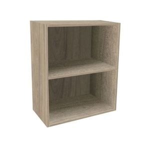 Kaboodle 400-499mm Maplenut Customisable Deep Open Wall Shelf