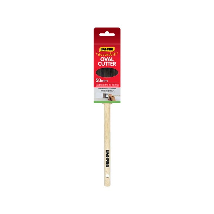 UNi-PRO 50mm Oval Sash Cutter Paint Brush