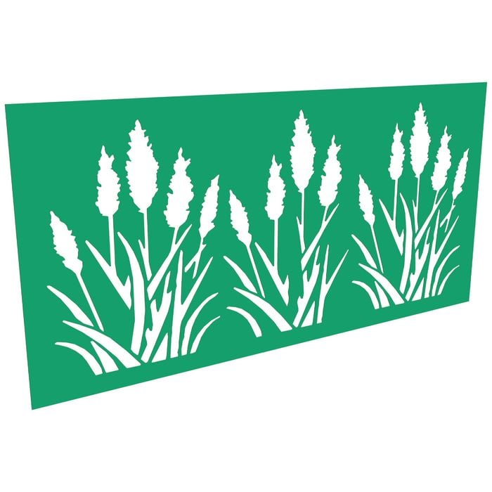 ProtectorAl 300 - 1200 x 1201 - 2400mm Light Green / Gloss White Bullrush Unframed Composite Decorative Panel