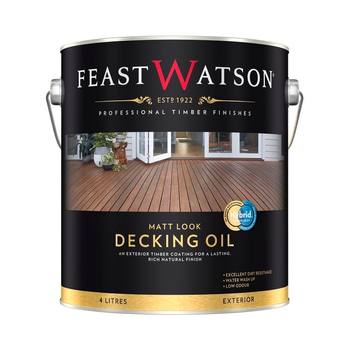 Feast Watson 4L Natural Matt Look Decking Oil