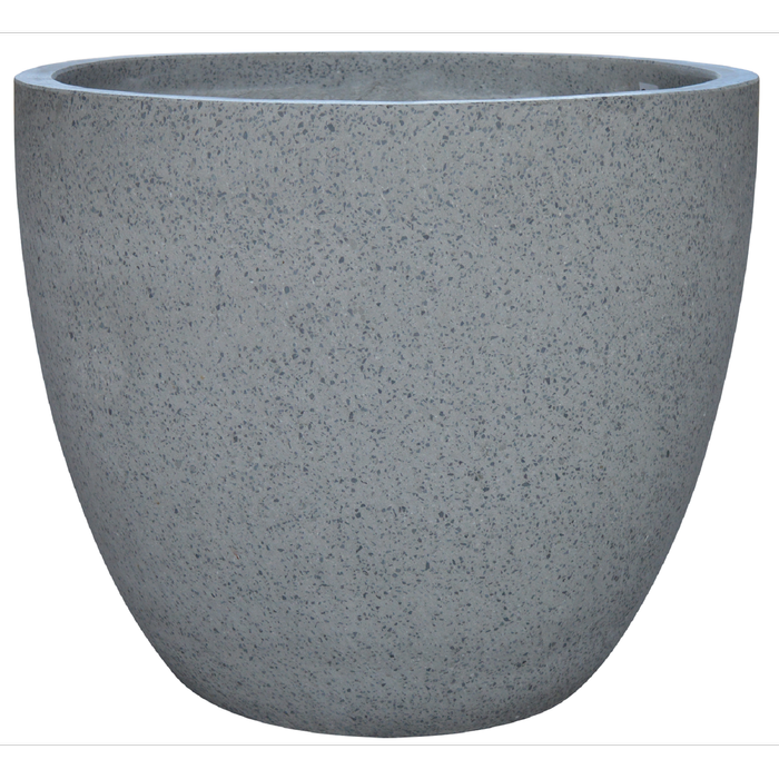 Northcote Pottery 55cm Grey Terrazzo Look Precinct Lite Egg Pot