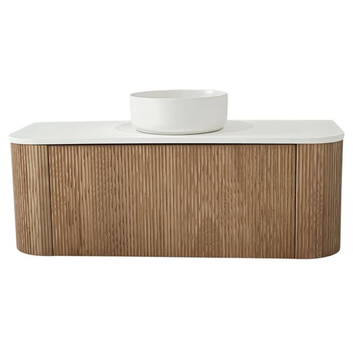 Rick McLean's Bathware 1200mm Fluted Oak Portofino 