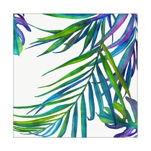 Artey | Colourful Leaves III - Stretched Canvas - Stretched Canvas - 140 x 140cm