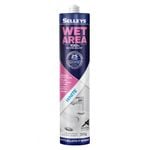 Selleys 300g White Wet Area Waterproof Silicone Sealant