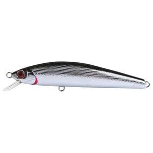 65mm Black Silver FishArt Avalanche Hard Body Minnow Fishing Lure - 4g Floating Lure