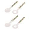 2x 2pc Splosh Summer Pop Bamboo Melamine Salad Servers 28cm Spoon/Fork Green
