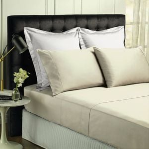 Park Avenue 500 Thread Count Bamboo Cotton Sheet Set Queen Dove