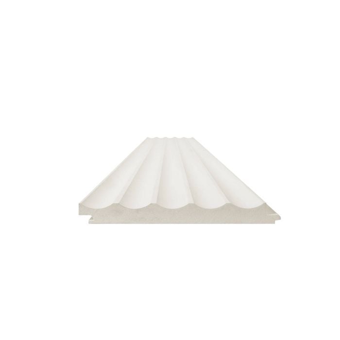 Easycraft® 18mm 2700 x 170mm White MR MDF E0 Primed easyLINING Cove 30 Primed General Purpose Lining Board