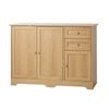 Oikiture Buffet Sideboard Storage Cabinet Cupboard Hallway Table Natural