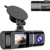 Dual Lens Dash Cam Night Vision, Full Hd 1080p Car Recorder Camera 1.5inch Lcd