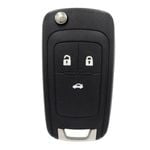 TKW 3 Button HU100 Remote Flip Key Housing to suit Holden Barina, Cruze, Trax - Various Year Models