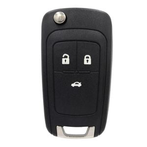 TKW 3 Button HU100 Remote Flip Key Housing to suit Holden Barina, Cruze, Trax - Various Year Models