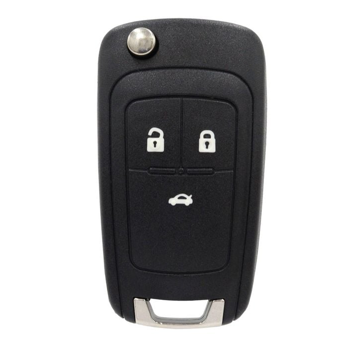 TKW 3 Button HU100 Remote Flip Key Housing to suit Holden Barina, Cruze, Trax - Various Year Models