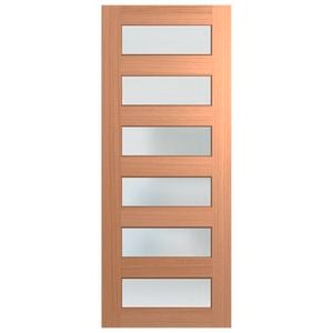 Hume 2340 x 820 x 40mm Entrance Door Savoy Translucent Glass XS26