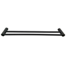 Barelli 600mm Matte Black Ambiente Double Towel Rail