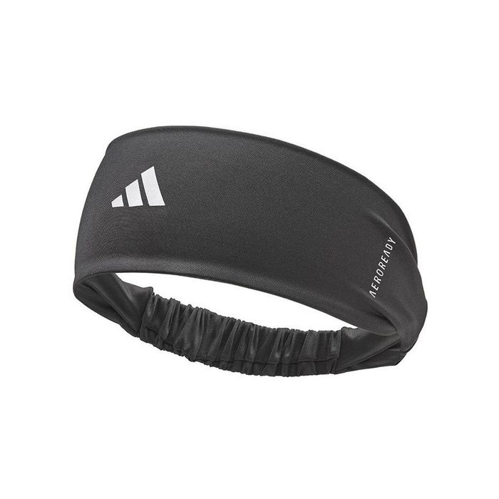 Adidas Sports Elastic Headband Moisture Wicking Gym/Workout Accessory Black