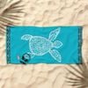 Double Jacquard Velour Turtle Beach Towels