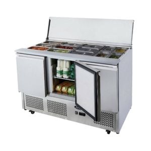 Atosa Three Door Sliding Lid Saladette Esl3850