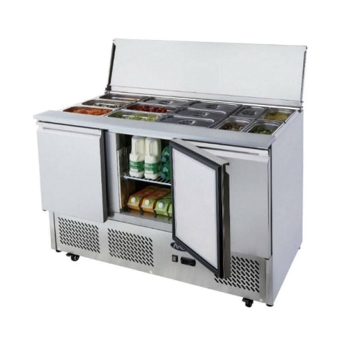Atosa Three Door Sliding Lid Saladette Esl3850