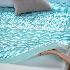 Zinus Queen 5 Zone Cooling Gel Memory Foam Mattress Topper