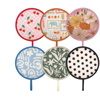 Sachi Pop Folding Travel Portable Lightweight Foldable Fan Assorted