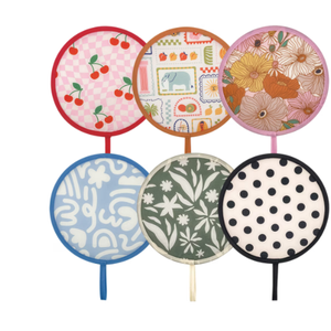 Sachi Pop Folding Travel Portable Lightweight Foldable Fan Assorted
