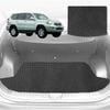 6D Diamond Car Boot Mat for Toyota Prado (J120)2002-2009-Cargo Mat-Black-Outback GT