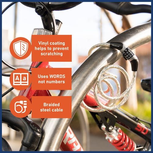 Bunnings bike lock cable sale
