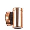 CLA Lighting GU10 Exterior Wall Pillar Single Fixed Spot Light (Light Weight Copper) IP54