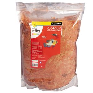 Aqua One Bulk Colour Enhancing Flakes 1kg (11578)
