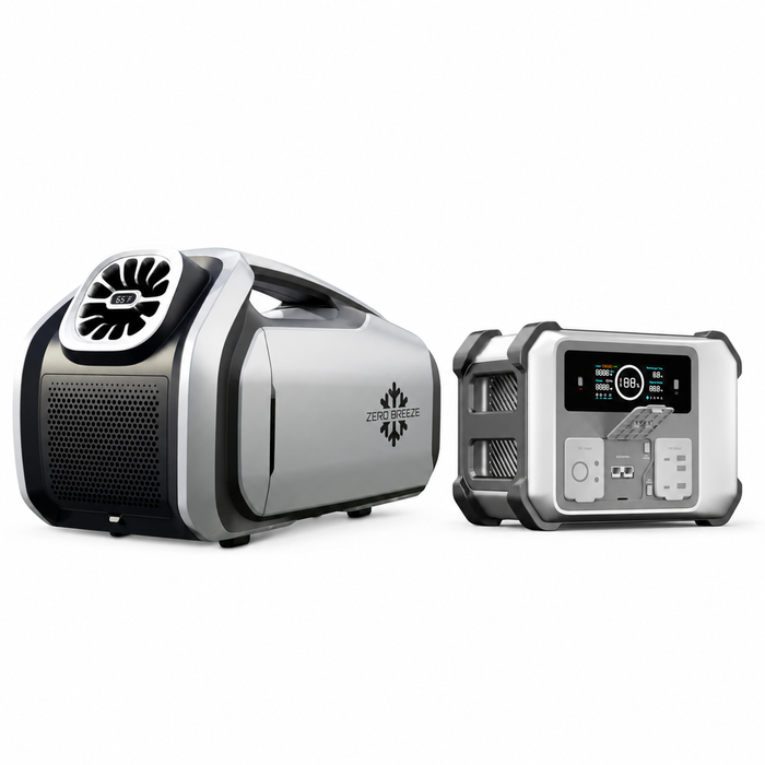 Zero Breeze Mark 2 AC (No smart battery included) & ZLOS EKOBOX Power Station Bundle