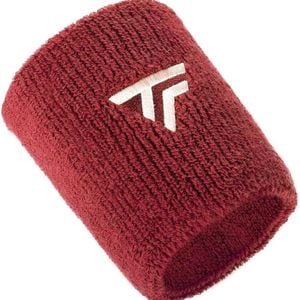 Tecnifibre Tennis XL Wristband Wrist Bands Sweatband Sport Squash Cotton Cardinal