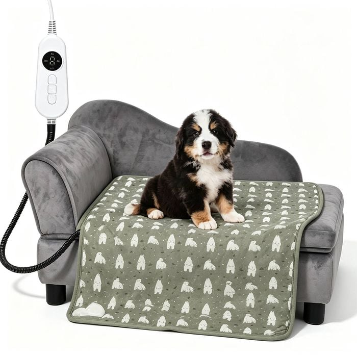 Advwin Pet Sofa Bed Dog Cat Bed + Pet Heating Pad